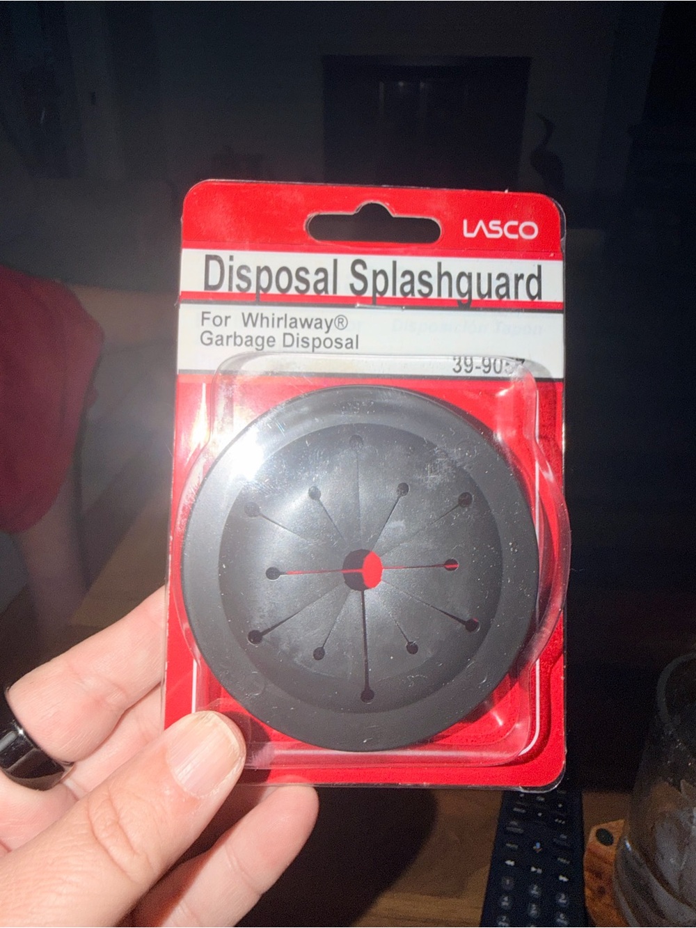 Lasco Black Disposal Splashguard for Garbage Disposals x 3